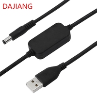 DAJIANG USB 5V vers DC 5.5mm X 2.1mm 12V convertisseur câble d'alimentation élévateur avec pour casque Bluetooth pour l'utilisation de l'appareil photo