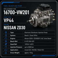 Pompe à injection de carburant d'origine testée et compatible avec Nissan Frontier D22, livraison rapide, garantie incluse