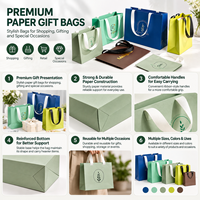 Sacs de courses en papier kraft recyclé en gros avec poignée pour boutiques, commerces de détail, épiceries et magasins de vêtements