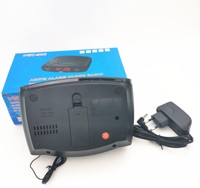 LED Wecker Radio mit AM FM Kanälen Uhr gesteuerter Radio LED Wecker für Büro Wohnzimmer Küche im Freien