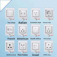 Enchufe Inteligente WiFi Tuya, IP55 Impermeable para Exteriores, Resistente a la Lluvia, Monitoreo de Energía, Control Remoto, Múltiples Tipos de Enchufes