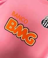 Maillot de football rétro rose du centenaire Santos FC 2012 pour homme, maillot de football vintage respirant, uniforme de football personnalisé pour les fans, short