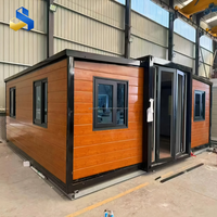 Maison préfabriquée de luxe prête à l'emploi, standard AU, couleur personnalisée, 20 pieds, 40 pieds, 2, 3, 4, 5 chambres, pour villa de luxe