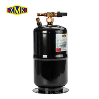 Receptor de Líquido Vertical de 1/2\" ODF R22 R502 R134A R407C R410A para Sistemas de Refrigeración, Receptor de Líquido de 4L