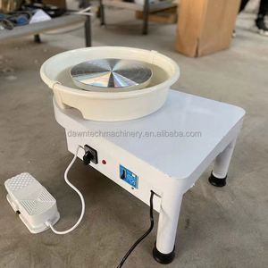 Torno de Cerámica Manual de Mesa de 9.8 Pulgadas con Motor, Semiautomático, de Alta Precisión, para Cerámica DIY - Product Image 2