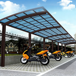 <span class=keywords><strong>Abri</strong></span> <span class=keywords><strong>de</strong></span> voiture moderne en polycarbonate et aluminium, hautement durable, avec structure en acier robuste, facile à assembler pour un <span class=keywords><strong>abri</strong></span> par tous les temps - Product Image 3