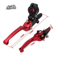 BABIXIU GZZZ-001 7/8 22MM Support de guidon universel en alliage d'aluminium pour moto tout-terrain ASV anti-chute pliable avec embrayage et frein