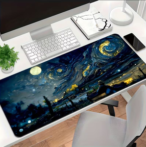 Alfombrilla de Ratón Grande para Juegos, Extendida y Engrosada, con Base de Goma Antideslizante y Bordes Cosidos con Precisión; Lavable, para Gamers - Product Image 4