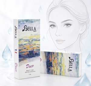 Bella Fine Derm 1ml 2ml – <span class=keywords><strong>Acide</strong></span> <span class=keywords><strong>Hyaluronique</strong></span> HA Gel Injectables pour le Visage – Comblement Profond des Rides - Product Image 1