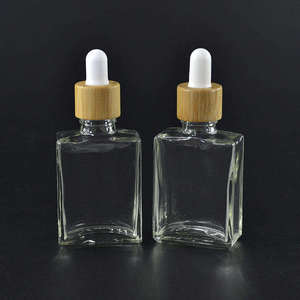 Botellas de Vidrio Esmerilado Transparente para Aceites Esenciales con Gotero, 30 ml - Product Image 3