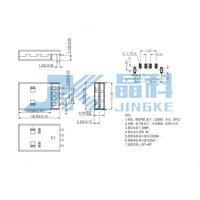 Adaptateur USB Type-C mâle vers USB-A mâle, angle droit, SMD, prise réversible