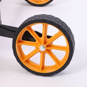Pousse-neige roulant OEM avec manche en bois et lame métallique, outil de déneigement à roulement à billes - Product Image 6