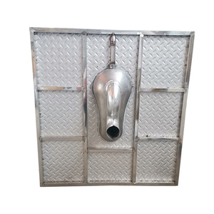 Inodoro de acero inoxidable Changwang con trampa de agua para prevenir olores, diseño portátil - Product Image 4