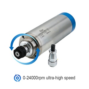 Hltnc 2.2 kW 110V/220V làm mát bằng nước trục chính + VFD + Máy bơm nước + Khung 80mm + Máy khắc Collet er20 cho CNC - Product Image 2