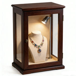 Iluminación Moderna para Joyería, Gabinete LED de Lujo, Luz Pequeña de Pie para Museos y Exposiciones, Iluminación de Aluminio Aeronáutico con Riel Magnético Regulable - Product Image 1