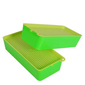 Baki Bibit Plastik Tahan Lama untuk Microgreens dan Budidaya Hidroponik (18x8x4.4 Cm) - Product Image 4