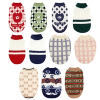 Pull tricoté pour chien, gilet chaud pour chiots, vêtements d'hiver pour chats et petits chiens