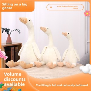 Neuartiges Enten-Plüschtier Kreatives Lebensechtes Stofftier für Kinder Mädchen Tröster Baumwollfüllung Umarmungskissen - Product Image 2