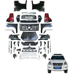 Kit de Carrocería Directo de Fábrica para <span class=keywords><strong>Land</strong></span> <span class=keywords><strong>Cruiser</strong></span> Prado LC120 FJ120 2003-2009, Actualización a LC150 2018 - Product Image 1
