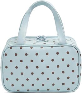 Large Capacity Travel <b>Makeup</b> Bag Organizer-Fashion Polyester Cosmetic <b>Case</b> with Zipper Closure - Product Image 1
