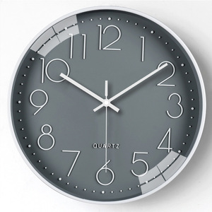 Custom logo <strong>Clock</strong> Face Modern Minimalist <strong>Round</strong> Wall <strong>Clock</strong> 12 Inch Digital Mute Wall <strong>Clock</strong> 3d Home Decoration OEM/ODM