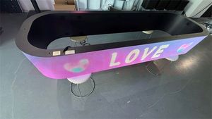 Écran LED flexible d'intérieur, panneau publicitaire à cadre ultra-fin de 1 mm, P1.53 P1.86 P2 P2.5, affichage LED couleur RGB personnalisé <span class=keywords><strong>pour</strong></span> magasin, centre commercial - Product Image 6