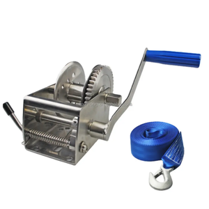 <span class=keywords><strong>Treuil</strong></span> de bateau autobloquant marin robuste 1500lbs 316 <span class=keywords><strong>treuil</strong></span> manuel en acier inoxydable avec sangle - Product Image 1