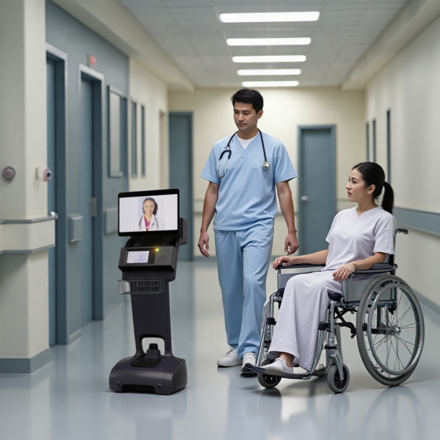 Temi Elderly Care Products Telemedicine Device Medical Device Patient Monitoring for Nursing Home Hospital Clinic Elderly Center