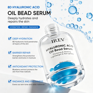 Suero Facial OEM de Marca Privada con Ácido Hialurónico en Perlas, Hidratante y Reafirmante, Reparador de la Piel, Relleno y Luminoso, Refrescante - Product Image 4