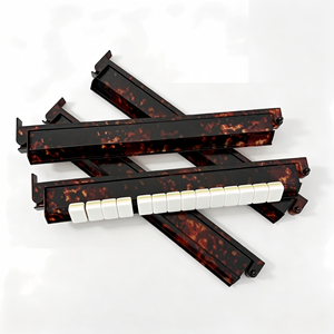 HIMORE Grosir Spark ABS 2-in-1 4 Buah Rak Mahjong Bentuk Kura-kura Penekan Satu Set Lengkap Bingkai Penyangga Majong - Product Image 5