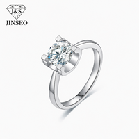JINSEO - Diamante Suelto de Laboratorio con Corte Redondo de Precisión, de Lujo y Personalizado, para Suministro de Joyería de Boda