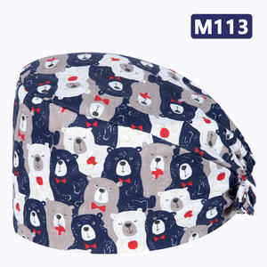 Modello di supporto personalizzato 100% puro cotone salone di bellezza clinica uso istituto sanitario infermiere Scrub cappello chirurgico - Product Image 5