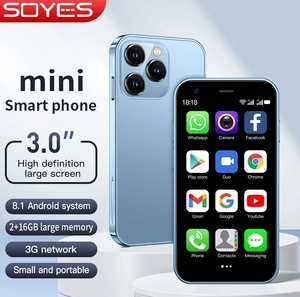 โทรศัพท์มือถือสมาร์ทโฟน XS15 Mini ขนาด 3 นิ้ว ระบบปฏิบัติการ Android 8.1 แรม 2GB+รอม 16GB รองรับซิมคู่ มี Google Play Store รองรับ 3G - Product Image 6