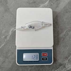 Rongang 10cm 12.8g Esca Artificiale Rock 'n' Roll a Due Sezioni - <span class=keywords><strong>Trasparente</strong></span>, Grezza (Non Verniciata) - Product Image 4