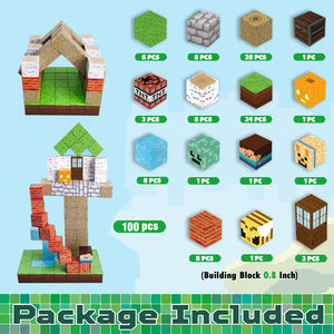 <span class=keywords><strong>Construction</strong></span> Cube STEM <span class=keywords><strong>jeu</strong></span> jouets pour cadeaux d'anniversaire pour garçons et filles 100 pièces modèle 3D blocs <span class=keywords><strong>de</strong></span> <span class=keywords><strong>construction</strong></span> magnétiques pour enfants - Product Image 2