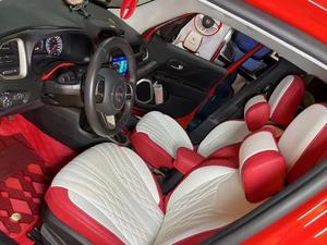 غطاء جلدي بالكامل غطاء مقعد سيارة أمامي وخلفي مناسب تمامًا لسيارة جيب تويوتا وايلاندر فرونلاندر - Product Image 4