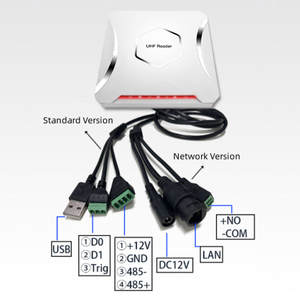 UHF <span class=keywords><strong>RFID</strong></span> 안테나 장거리 판독기 10 ~ 15m 판독 거리 차량 추적을위한 수동 전자 태그 RS232 Wiegand 트리거 - Product Image 5
