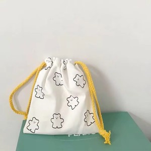 Custom Printed Recyclable Eco-Friendly Cotton Canvas Drawstring Backpack Wholesale Promotional Gift Best Quality - Product Image 4