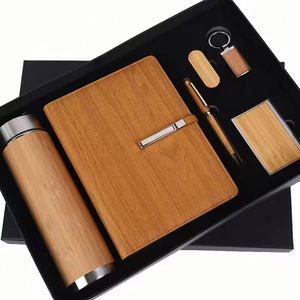 Nouvel ensemble de carnets écologiques 2025 – Cadeau d'affaires haut de gamme en cuir PU avec logo personnalisé, idéal pour hommes (vente en gros disponible) - Product Image 1