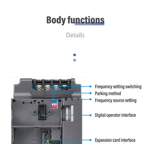 VFD037E43A ซีรีส์ E 3.7 กิโลวัตต์ 3 เฟส 460 โวลต์ ไดรฟ์ปรับความถี่ - Product Image 4