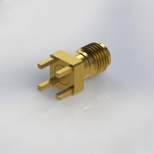 Conector coaxial do PWB <span class=keywords><strong>3.5mm</strong></span> 34GHz RF do costume 4-Pin com o conector do cobre do RF da precisão para aplicações aeroespaciais - Product Image 5