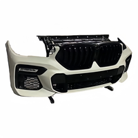 Kit Cangkang Besar M Sports Night Bekas untuk BMW-X6 G06 LCi Coupe XDrive40i Bumper Depan dan Belakang Model Pole Blade