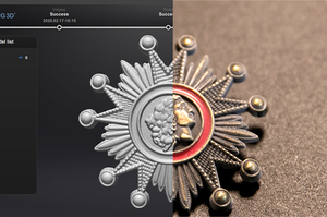 2023 Độ chính xác cao nóng bán tự động quét Máy quét <span class=keywords><strong>3D</strong></span> lấp lánh với ánh sáng màu xanh 0.01mm Độ chính xác cho đồ trang sức vàng diaman STL định dạng - Product Image 4