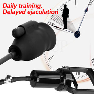 Scatola personalizzata gratuita per adulti giocattolo del sesso per uomini Glans Trainer maschio masturbatore del pene vibratore - Product Image 4