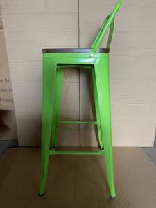 Sedie bar bar bar antico <span class=keywords><strong>vintage</strong></span> bar mobili in metallo sedie da bar ristorante industriale - Product Image 4