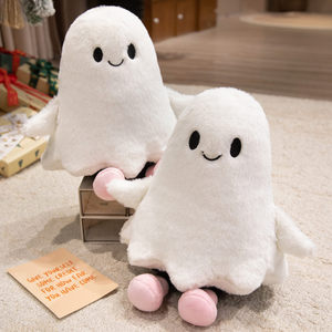 Juguetes de Peluche de Fantasma, Lindos y Suaves, Duraderos, para Interiores y Exteriores, Regalo, Fantasma Blanco, Juguetes de Peluche de Halloween - Product Image 1