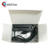 Lecteur de cartes magnétiques RFID MSR 4 broches RS232 portable et compact à faible coût pour traceur GPS de véhicule