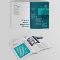 Impression personnalisée de prospectus, brochure A4, catalogue, brochure, livret, brochure vidéo numérique avec écran LCD, conception d'impression de brochure