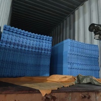 Lámina de Techo de PVC Corrugado de Larga Duración Resistente a Impactos de 1075 mm, Tejas de PVC Estilo Colonial para Almacenes