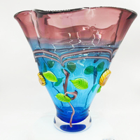 Vintage mund geblasen Murano Glas Blumenvase Modernes künstlerisches Design von Picasso für Home Decoration Arts